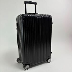 【美品】 RIMOWA リモワ SALSA サルサ 63L 4輪 マルチホイール TSAロック チェックインM マットブラック 黒 スーツケース キャリーバッグ