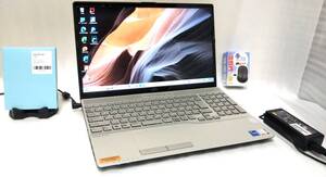 富士通LIFEBOOK AH53/E3 Win11 美品 Core i7第11世代CPU1165G7 メモリ16GB Fhd1920x1080 Blu-ray仕様 M.2 SSD 512GB+新品SSD1TB Office