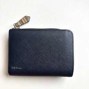 ポールスミス Paul Smith 二つ折り財布 ジップストローグレイン2