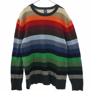 ギャップ ボーダー 長袖 セーター L GAP ニット メンズ