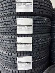 BRIDGESTONE W300 145-80-12 80/78N (145-12-6pr) 4本セット