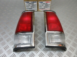 720Tail.11164409.1985-1986 US 日産 720 pickup テールランプ CHROME！ 左右set 純正OEM NEW！ TYC製