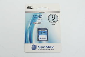 8GB SDHCカード　SanMax　●未開封品