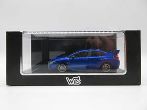 1/43 WiT`s ウィッツ　スバル インプレッサ WRX STI Type S 2014 ミニカー　WRブルーマイカ