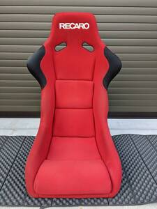 【1円～】RECARO SP-G 滑りにくいベロアレッド 破れなしの正規品！おまけ付き！サーキットに！検レカロ/フルバケ/RS-G/RSG/TS-G/TSG/SPG/赤