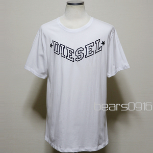 新品アメリカ購入品 DIESEL ディーゼル ロゴプリント 半袖Ｔシャツ 白XL