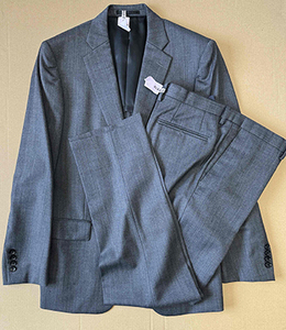 さらばあぶない刑事　舘ひろしモデル　グレーヘリンボーンスーツ　テットオム（TETE HOMME）　サイズ9（XL）　　