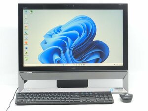 Win11H/カメラ内蔵/中古/SSD256GB/8GB/フルHD21型タッチパネル/5世代i5/NEC　DA570/A一体型 　WPS office2搭載　送料無料