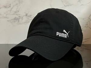 【未使用品】982KC クール★PUMA プーマ キャップ 帽子CAP ファンにも嬉しいクールなブラックのコットン素材にホワイトロゴ《FREEサイズ》