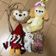 ディズニー　ぬいぐるみ、キーホルダーセット