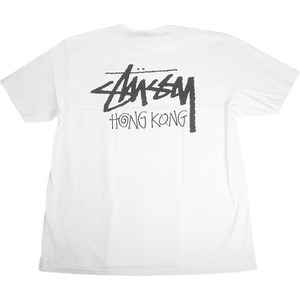 STUSSY ステューシー 24AW STOCK HONG KONG TEE WHITE 香港限定Tシャツ 白 Size 【XL】 【新古品・未使用品】 20808261