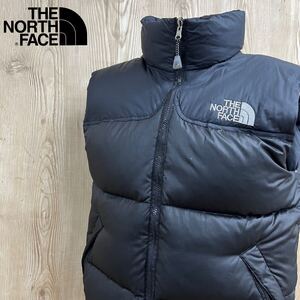 M■ THE NORTH FACE ノースフェイス サミットシリーズ メンズ ダウンベスト ブラック 黒 Mサイズ ヌプシ ダウンジャケット 冬服 登山 私服