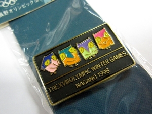 長野オリンピック 1998 五輪 公式ライセンス SNOWLETS スノーレッツ BADGE PINS ピンバッジ ピンズ NAGANO OLYMPIC OFFICIAL PRODUCTS