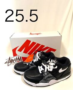 25.5 Stussy Nike Air Flight 89 Low Black