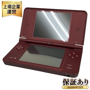 Nintendo UTL-001 DSi LL ワインレッド ゲーム機 任天堂 中古 O9396306