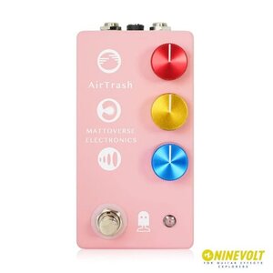 最落無し! Mattoverse Electronics　AirTrash (Pink)　/ a47135　なぜかプレイをやめられない！まさにゴミのような音を作るペダル！　1円