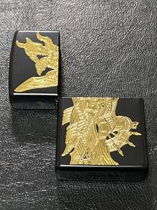 zippo エデンズゼロ 両面ゴールド刻印 外側ケース アウター アニメ 希少モデル 2020年製 EDENS ZERO GOLD BLACK