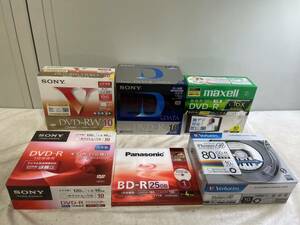 （30）1円〜 未使用 記録媒体 メディア DVD-R DVD-RW CD-R BD-R まとめ売り SONY Panasonic maxell Verbatim