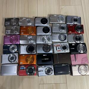 デジタルカメラ 30台まとめ　Nikon Canon CASIO FUJIFILM OLYMPUS SONY PENTAX デジカメ カメラ　EXILIM IXY ニコン　キヤノン