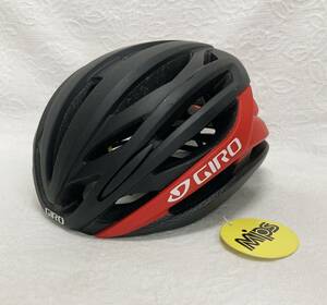 ○ ジロ GIRO [SYNTAX MIPS AF ] 自転車用ヘルメット Sサイズ 51-55cm ロードヘルメット マッドブラック／レッド