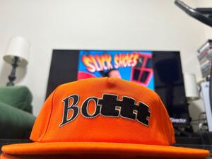 BoTT ボット スケボー　キャップ　オレンジ