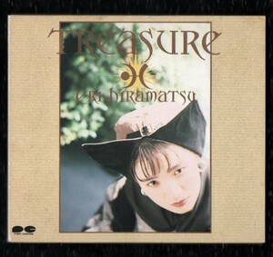 ∇ 平松愛理 全10曲入 1989年 デビューアルバム CD/トレジャー TREASURE/青春のアルバム 太陽のストライキ 収録/HIRA^O SAKI