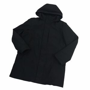 D572-33 UNIQLO ユニクロ 長袖 ジップアップ ダウンコート アウター 上着 羽織り トップス ダウン90%他 ブラック メンズ M