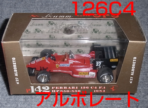 142 1/43フェラーリ Ferrari 126C4 アルボレート 27号車 1984 F1 ブルム BRUMM 