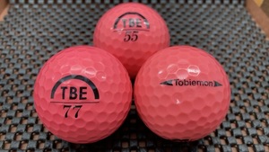 【激安】A14【超美品】【ランク Ｓ級】ワークスゴルフ WORKS GOLF TOBiEMON 飛衛門 TBE 桃色　30個 【ロストボール】