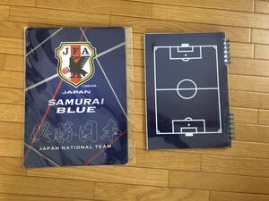 新品　サッカー日本代表下敷きＢ5サイズ　サッカーレフリーノート　JFA サムライブルー　JAPAN