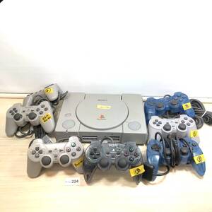 【動作確認済み/ジャンク品/24-11-224】 PS PS1 PlayStation1 SCPH-3500 本体 コントローラー プレイステーション まとめ売り まとめて8個