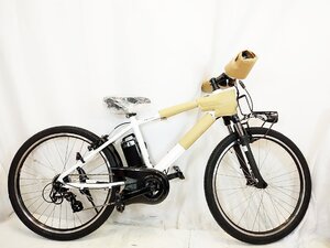 未使用品 Panasonic 電動アシスト自転車 ハリヤ BE-ELH642F 26インチ ホワイト クロスバイク スポーツ パナソニック 自転車 /名古屋発1-226