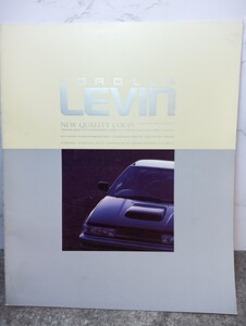 【旧車カタログ】トヨタ・カローラレビン　当時物/昭和レトロ/TOYOTA/COROLLA LEVIN