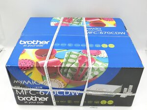 【z29973】新品・未開封 brother ブラザー MyMio 薄型インクジェット複合機 MFC-670CDW 格安スタート