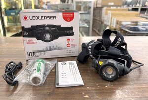 ほぼ未使用 レッドレンザージャパン LEDLENSER ヘッドライト H7RCORE ワイド・スポット照射 130度の角度調整 頭 作業灯 照明