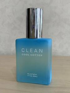 CLEAN クリーン 　クールコットン　オードパルファム 30ml 満タンに近いお品物　定形外発送は300円　③④