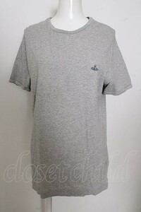 【USED】Vivienne Westwood / /オーブ刺繍Tシャツ ヴィヴィアンウエストウッド ビビアン M グレー 【中古】 O-23-10-29-070-ts-YM-ZI