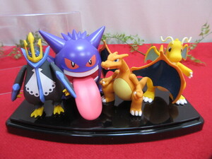 【OL670/6】美品　ポケットモンスター　プラコレ　ポケプラ　4体セット　エンペルト/ゲンガー/リザードン/カイリュー　ケース付