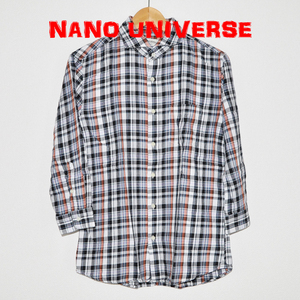 ★NANO UNIVERSE (ナノユニバース) 七分袖シャツ A