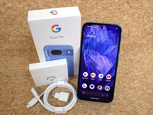 【中古 美品】SIMフリー SoftBank Google Pixel 8a Bay ベイ ブルー 青 128GB グーグルピクセル スマホ 本体 制限〇(PKA1124-1)