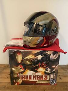 【送料無料】Kabuto Affidアフィード　フルフェイスヘルメット バイク IRONMAN3 01 XL MARVELマーベル