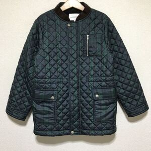 [送料無料]UNITED ARROWS GREEN LABEL RELAXING/サーモライト キルトコート/裏地フリース/中綿/ブラックウォッチ/キッズ/子供服/135サイズ