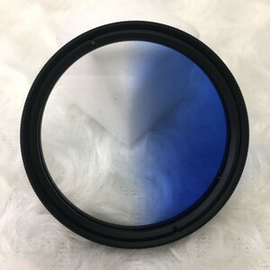 NEEWER GRADUAL Blue 52mm ニューワー 52mm径 ねじ込み式 ハーフグラデーションフィルター ブルー 半分透明 現状品 ／ 05-00936