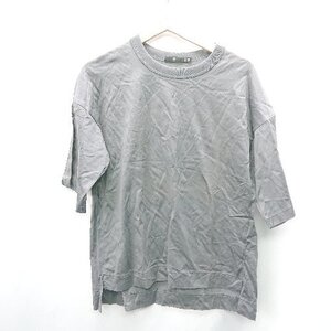 ◇ UNIQLO ユニクロ 半袖 Tシャツ サイズS グレー レディース E