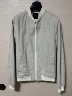 ZIP BLOUSON JACKET ジップブルゾン　コットン　ダブルジップ