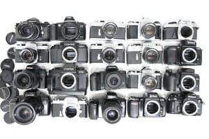 【同梱不可】一眼レフ20点まとめ ジャンク CONTAX Nikon AF MF フィルムカメラ 20804797【同梱不可】