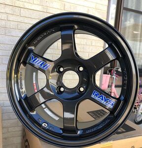 1円スタート 売り切り！絶版！超稀少！！MTE37 RAYS レイズ VOLK RACING 15インチ8j+35 4-100 TE37