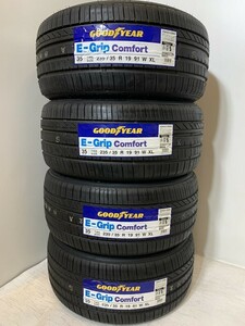 【送料無料】未使用夏タイヤ４本セット　235/35R19 91W XL(SGY102-16)GOODYEAR E-Grip Comfort　235/35/19　20年～