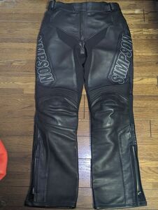 シンプソン レザーパンツ SLP-1111 Mサイズ 牛革 本革 SIMPSON