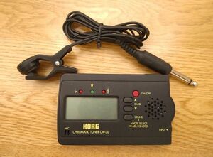 動作確認済 コルグ KORG クロマチックチューナー CHROMATIC TUNER CA-30